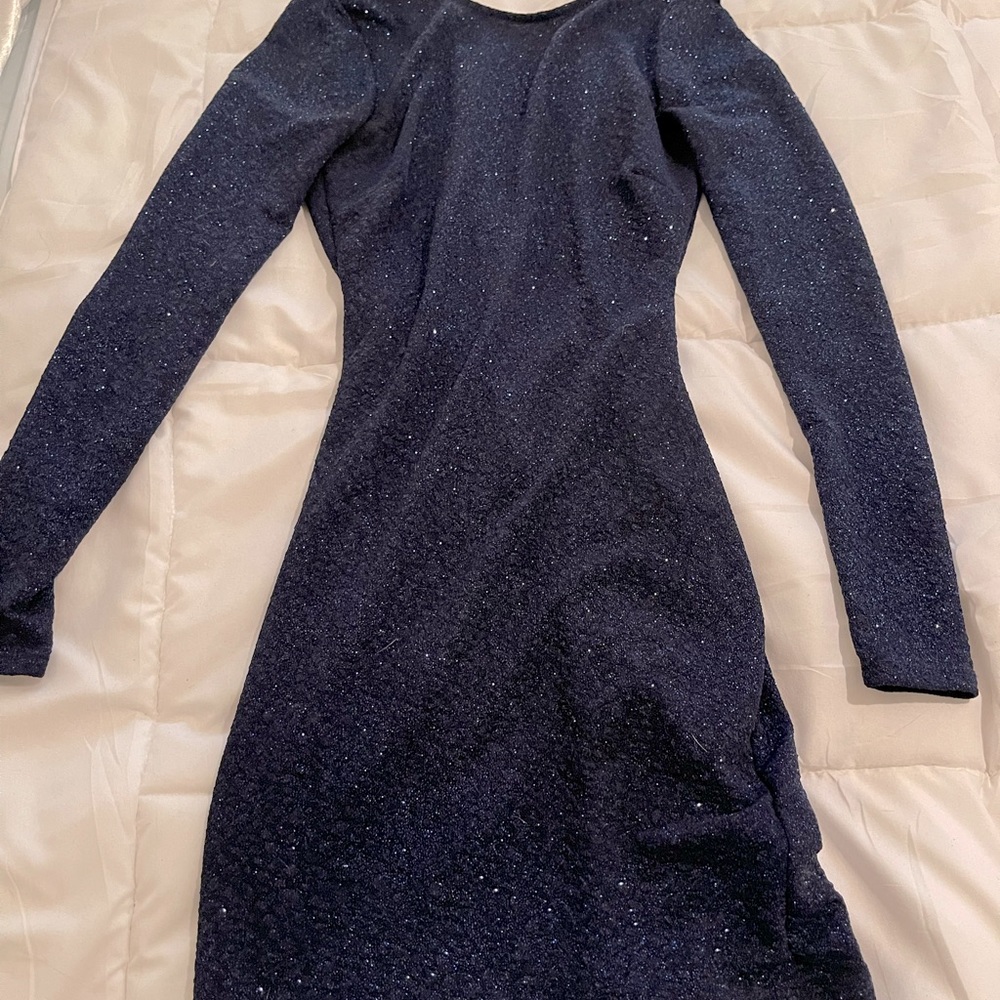 navy blue sparkly windsor dress